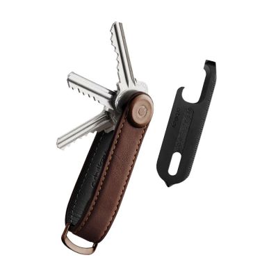    Orbitkey Leather Key Organiser + Multitool V2, 