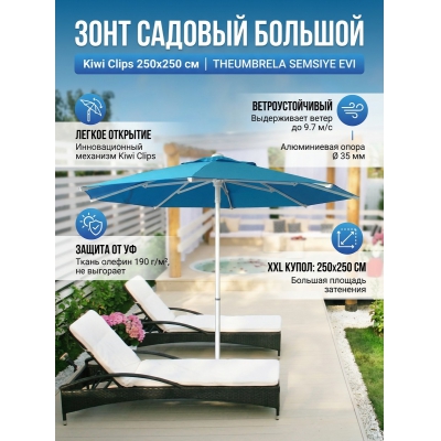 ���� ������� ���������������� Theumbrela Semsiye Evi Kiwi Clips 50-1011-25/2306/W/NV
